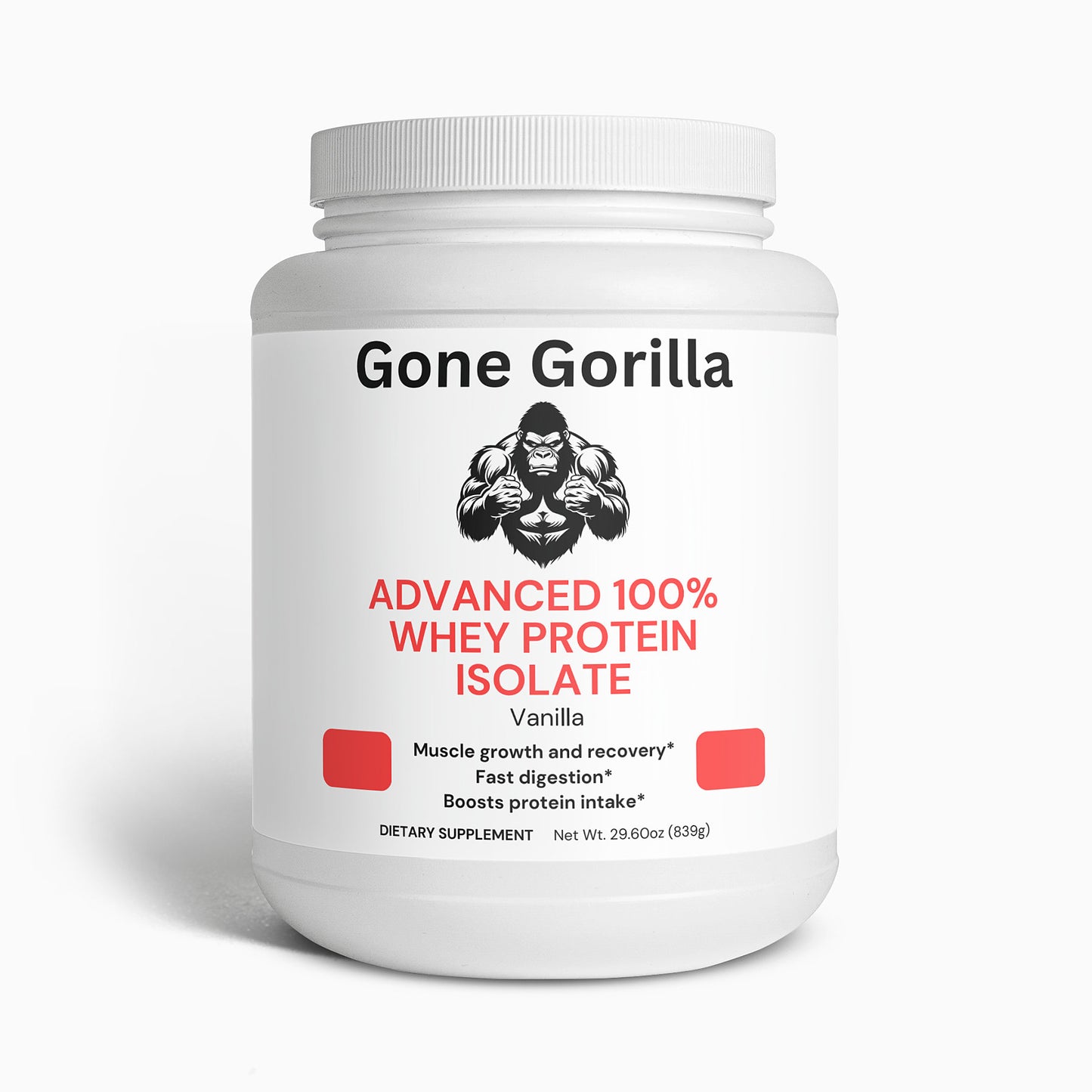 Advanced 100% Whey Protein Isolate (Vanilla)