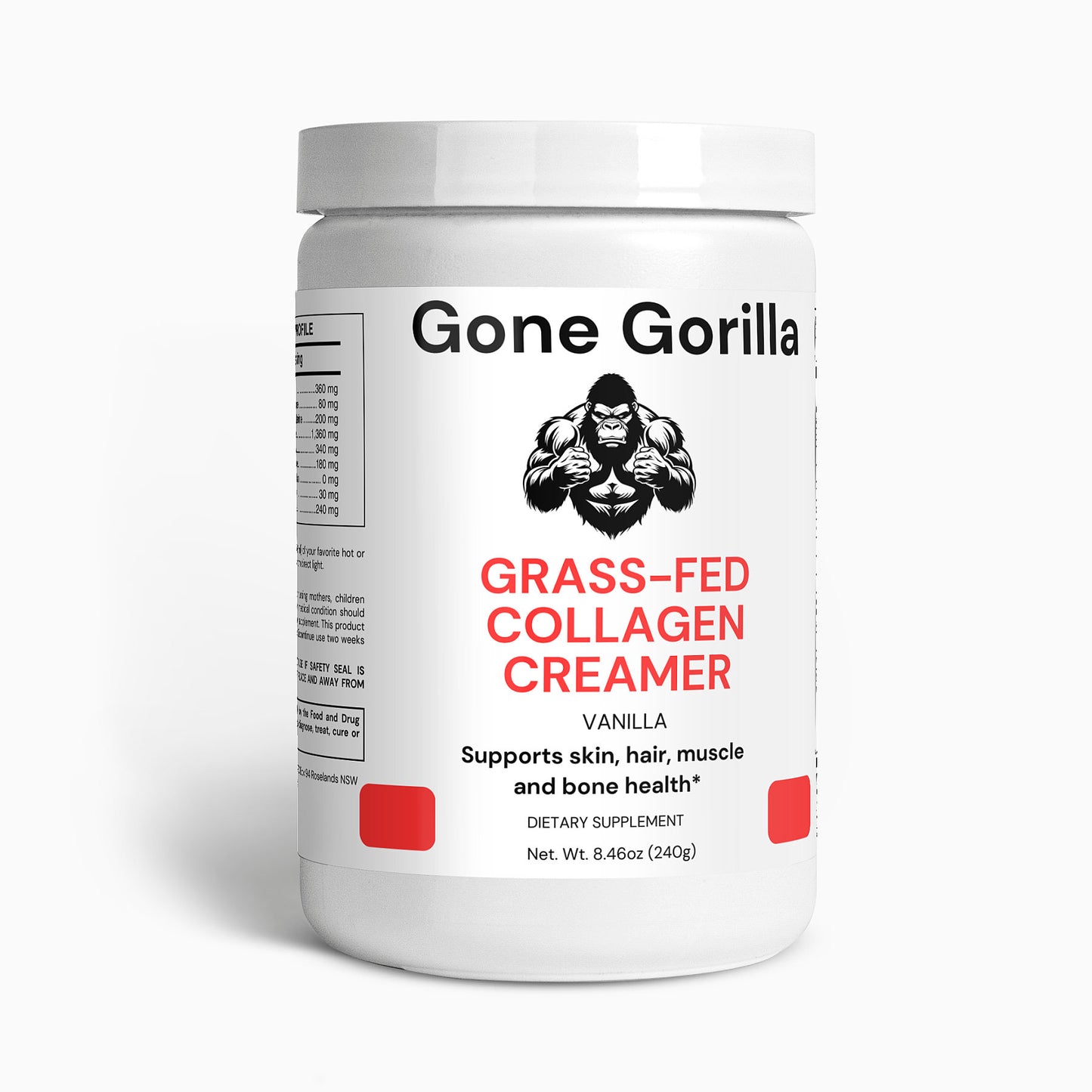 Grass-Fed Collagen Creamer (Vanilla)